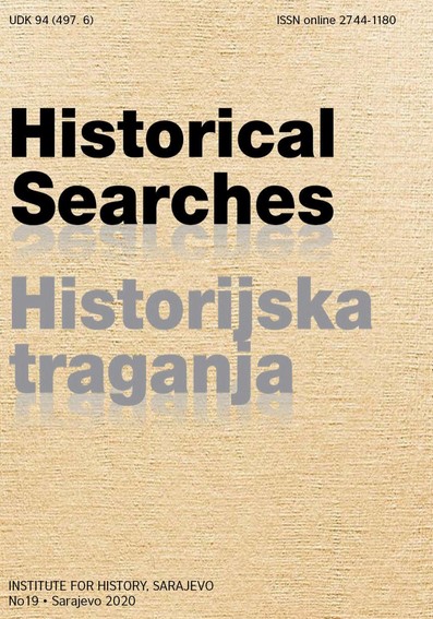 OVERVIEW OF PHOTOGRAPHERS AND PHOTOGRAPHIC STUDIOS ON THE TERRITORY OF BOSNIA AND HERZEGOVINA THROUGH PHOTOGRAPHIC MATERIAL OF THE LEGACY OF MARICA VOJNOVIĆ IN VISOKO REGIONAL MUSEUM Cover Image
