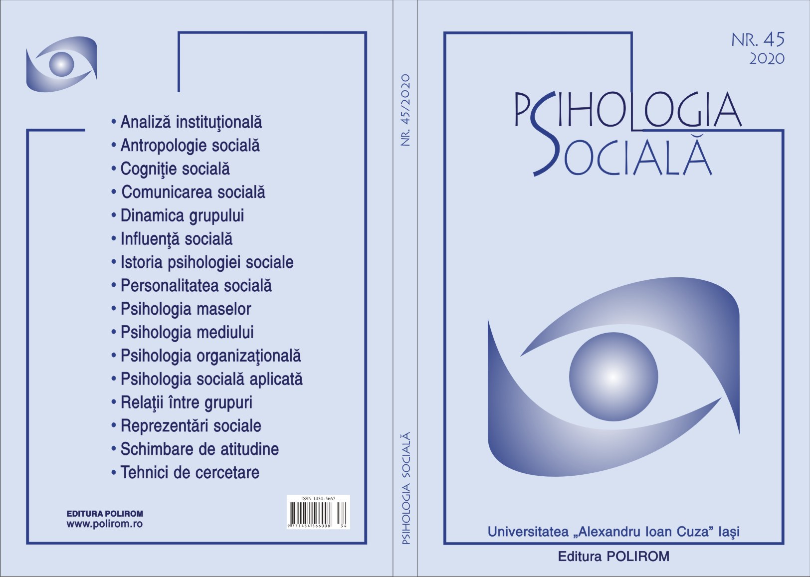 Preliminary structural investigation of the Romanian version of Attitudes towards Prisoners scale: How many factors are there and why are they ambivalent? Cover Image