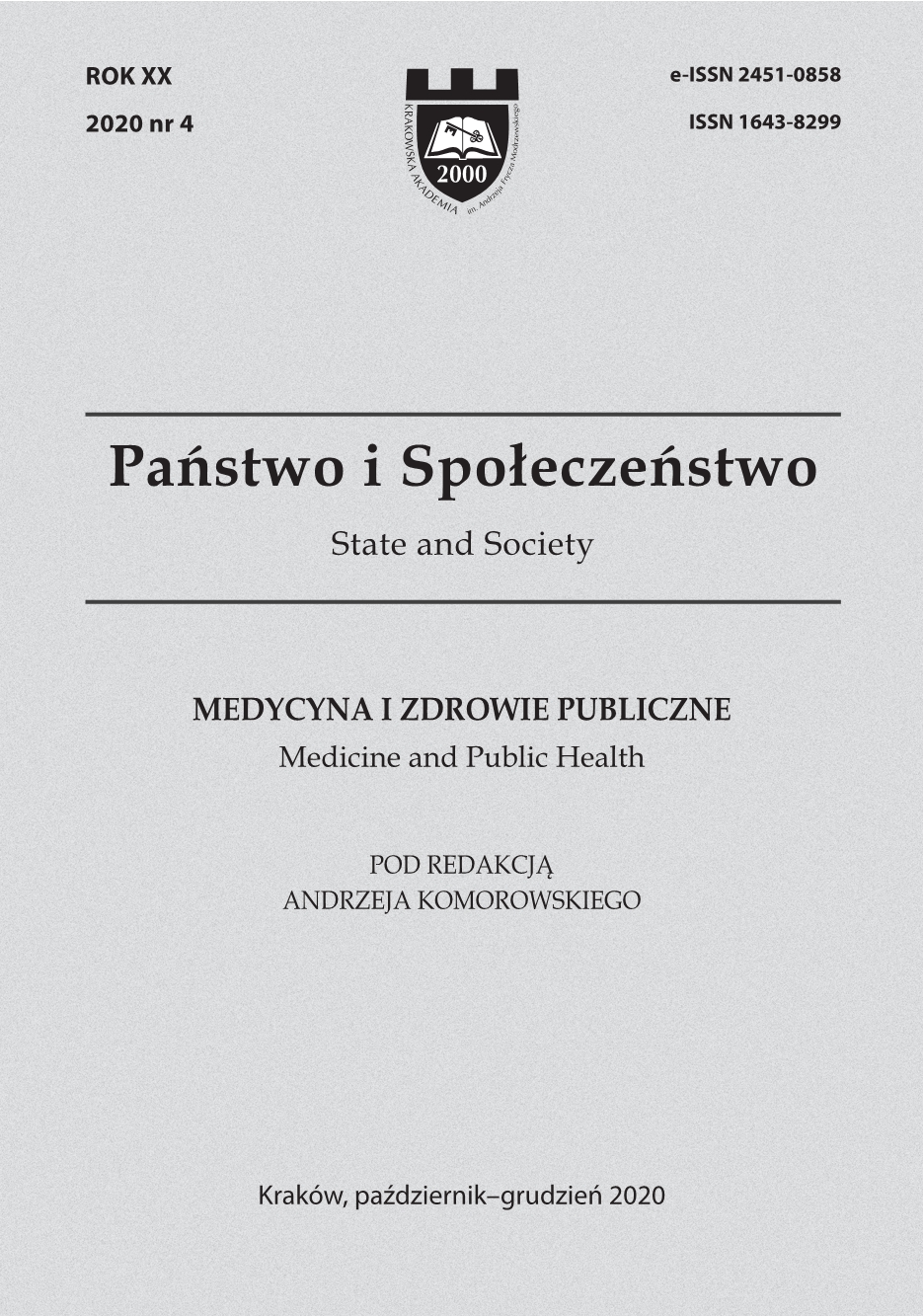 "Family - Health - Disease" (Mezinárodní conference "Rodina - Zdraví - Nemoc"), November 19, 2020, Zlin. Report. Cover Image