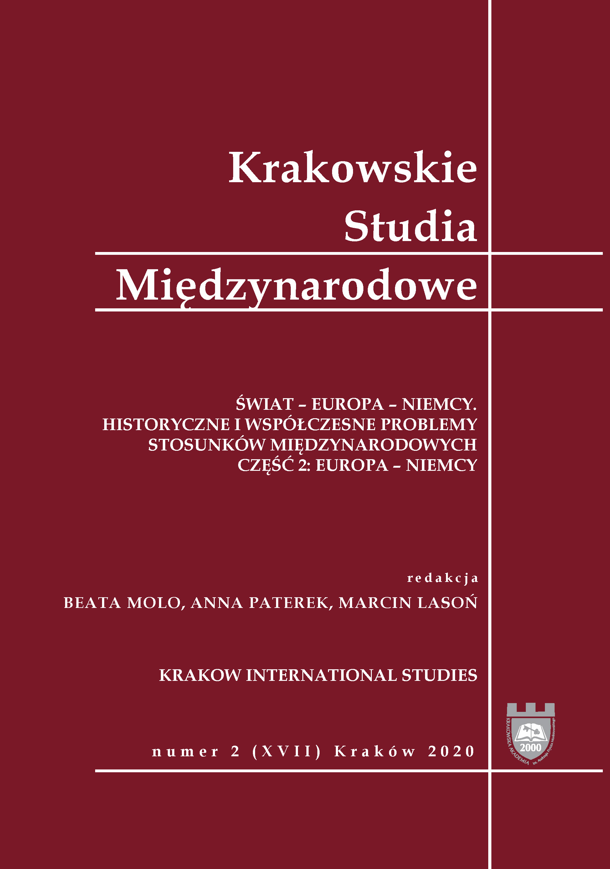 Trzydzieści lat stosunków polsko-niemieckich w cieniu historii (1990–2020)