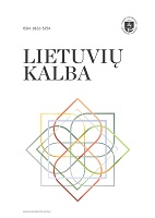 ADVERBIALIZED INDIVIDUAL WORDS AND ADVERBS WITHOUT SUFFIXES IN LITHUANIAN SLANG AND NON-NORMATIVE LANGUAGE AND THEIR ADAPTATIVE FEATURES Cover Image