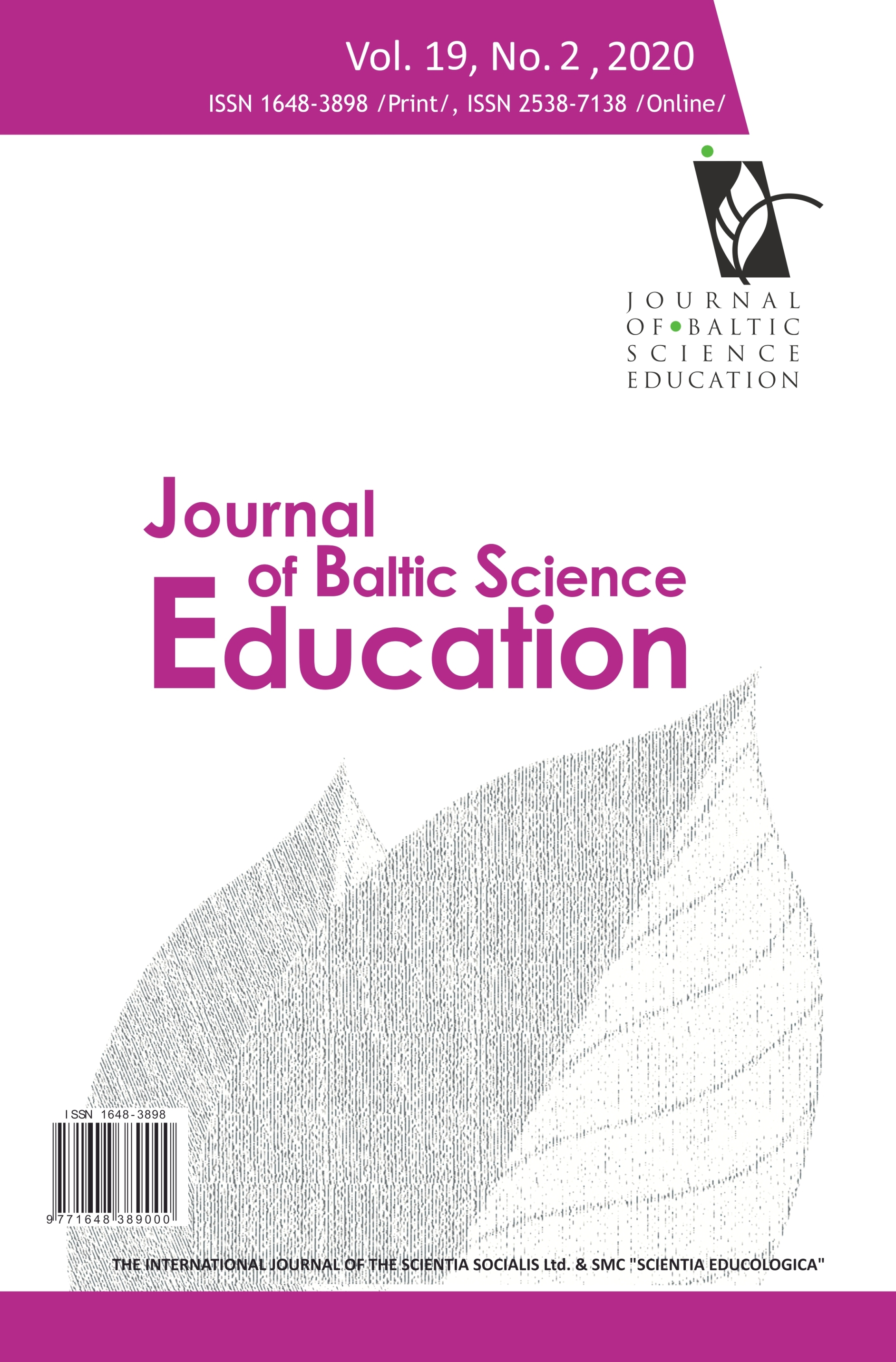 ENHANCING VOLUNTEERS’ INTENTION TO ENGAGE IN CITIZEN SCIENCE: THE ROLES OF SELF-EFFICACY, SATISFACTION AND SCIENCE TRUST Cover Image