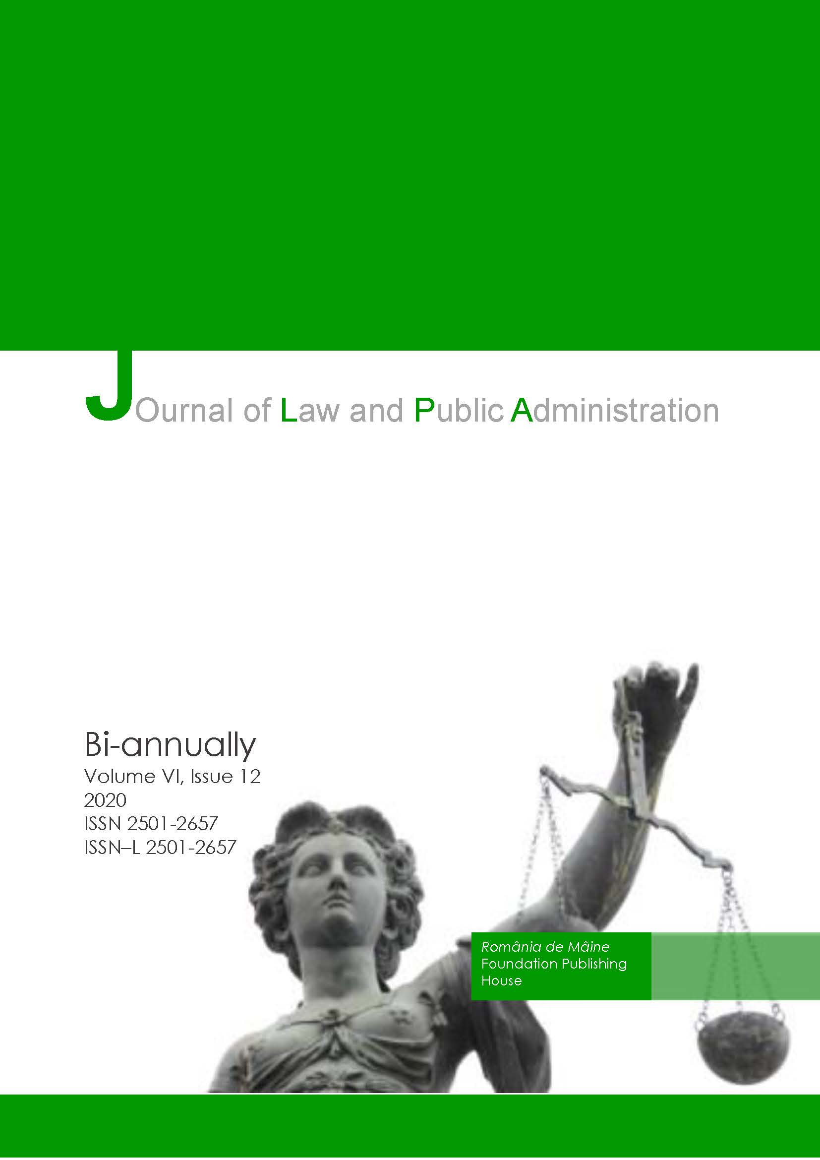 The Normative Inflationary Phenomenon and the Law no. 285/2004 on Copyright and Related Rights Cover Image