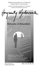 The Need to Find Your/Own Place in the World. Humanistic Inspirations for Educational Activities Cover Image