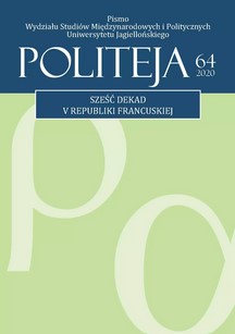 Between Philosophy and Science – Reflections on the French Roots of Political Science at the Cracovian University in the Era of Kołłątaj’s Reforms Cover Image