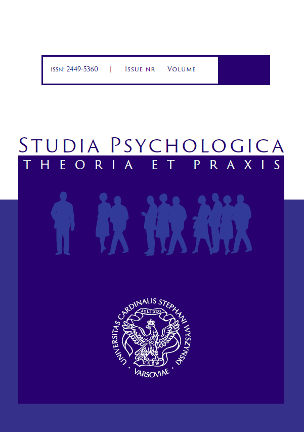 Personality psychology horizons. Review of Henryk Gasiul's book 'Psychology of Personality: Currents - Theories - Concepts' Cover Image