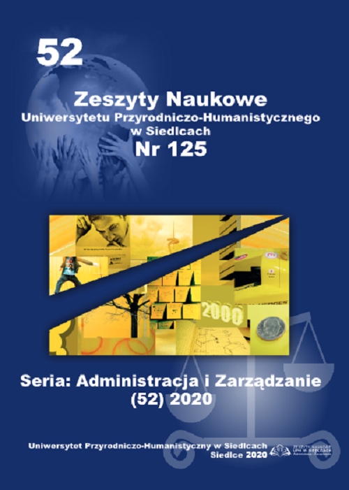 THE INCUBATION PROGRAMME AS AN INSTRUMENT FOR SUPPORTING BUSINESS IDEAS AT UNIVERSITY. AN EXAMPLE FROM POLAND Cover Image