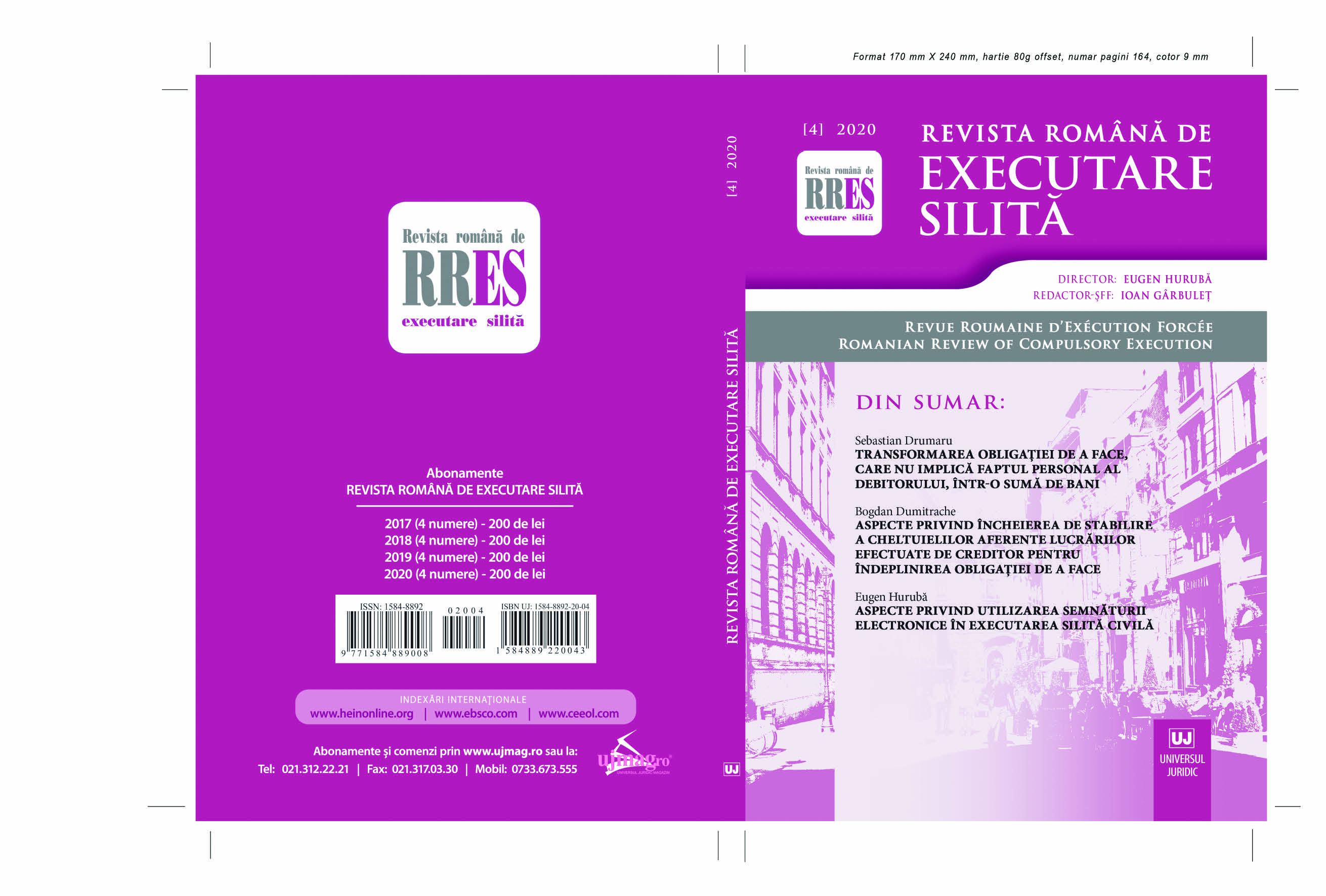 Lack of report of the judicial executor to establish the amount of interest - lack of enforceable title. Absolute nullity of the enforcement acts concerning this amount. Cover Image