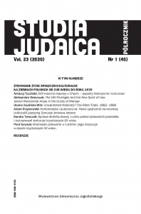 The Old Privileges and the New Spirit of Law: Jewish Residential Areas in the Duchy of Warsaw Cover Image