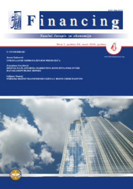 Creative accounting practice: empirical research in the Republic of Srpska Cover Image