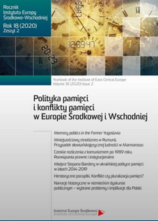 Selected aspects of historical policy towards the Slovak National Uprising in the Slovak Republic