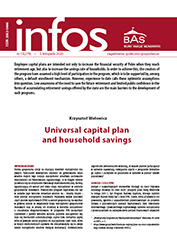 Universal capital plan and household savings Cover Image