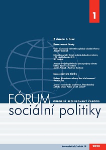 The microeconomic impact of the cancelled pension reform in the Czech Republic from the viewpoint of 2019 Cover Image