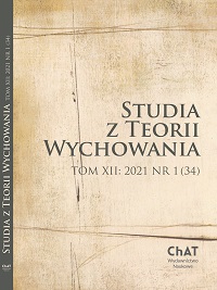 Cultural pedagogy and it’s development on the threshold of 3rd decade of 21st century in Poland Cover Image