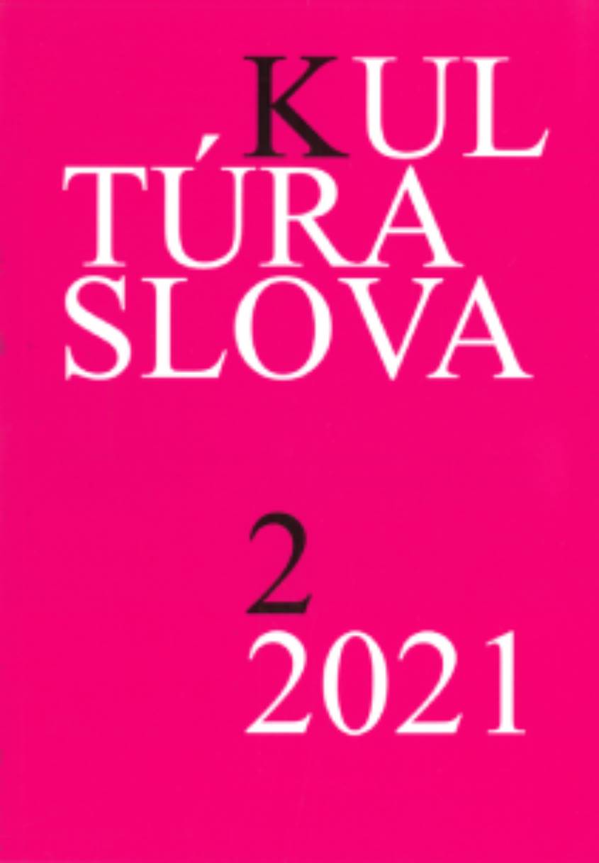 On the Dictionary of Slovak Eponyms Cover Image