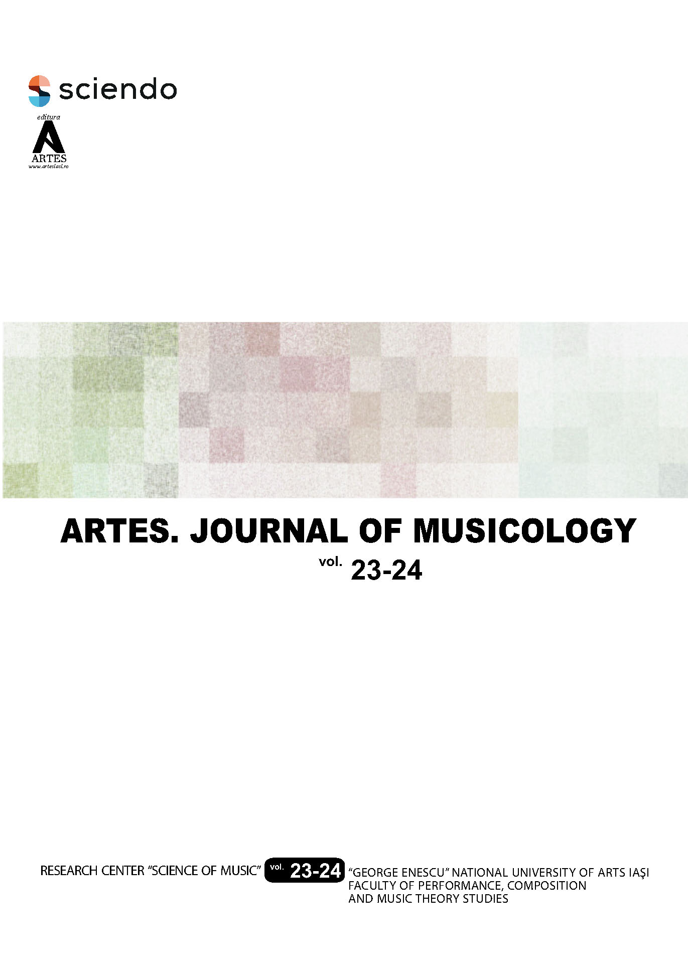 Interdisciplinary aspects in organizing the Music Education lessons Cover Image