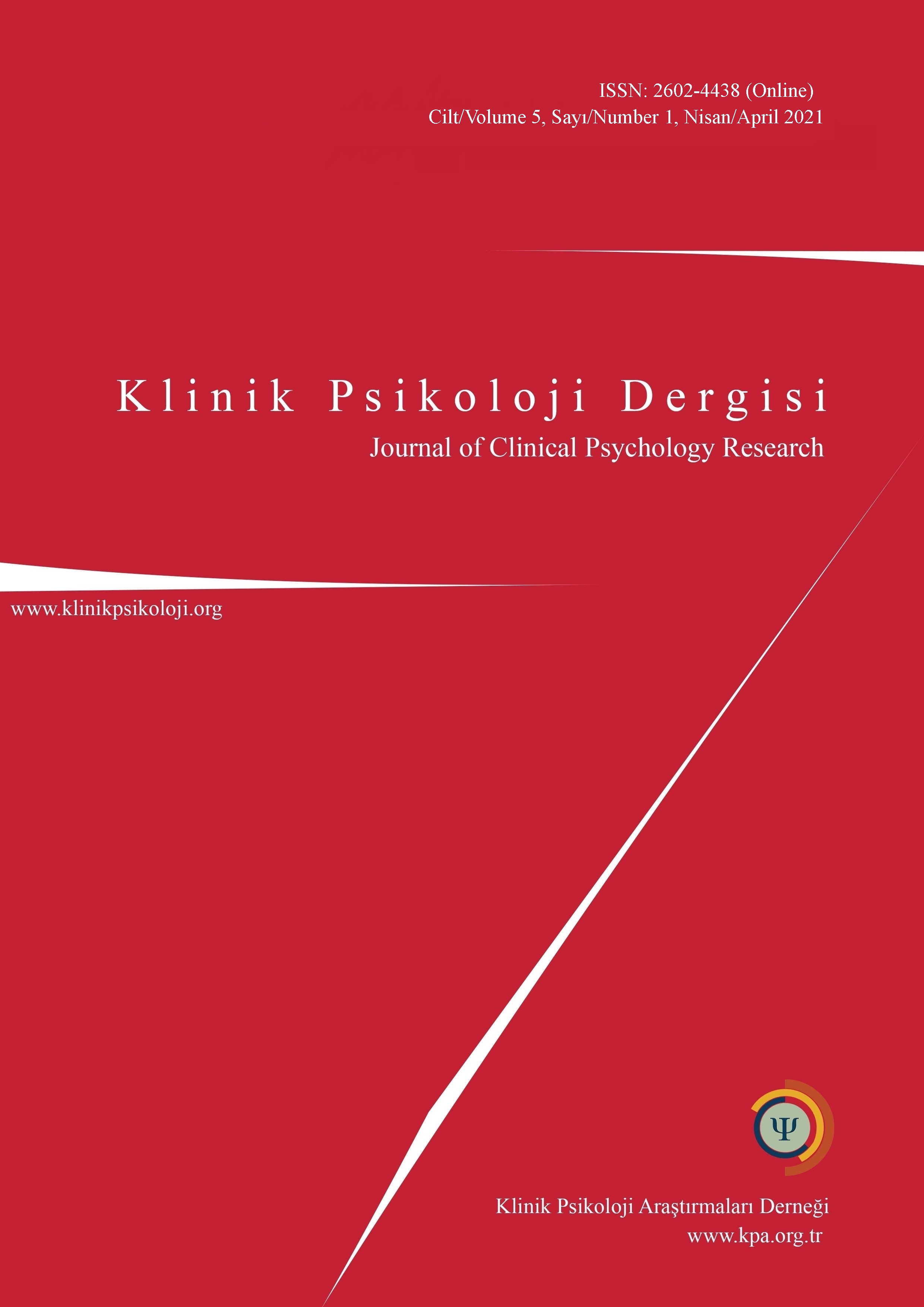 Adaptation of Self-Critical Rumination Scale into Turkish and investigation of its psychometric properties. Cover Image