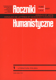 The Prose of the Polish Renaissance versus Humanistic Anthropology, or Negotiating the Position in the World Built Anew Cover Image