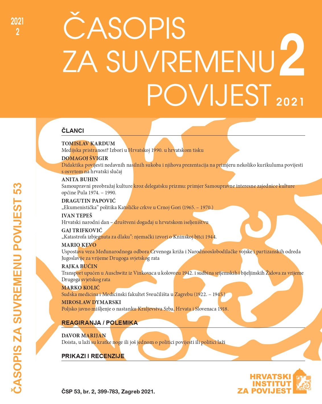 The ‘Ecumenical’ Politics of the Catholic Church in Montenegro (1965–1970) Cover Image