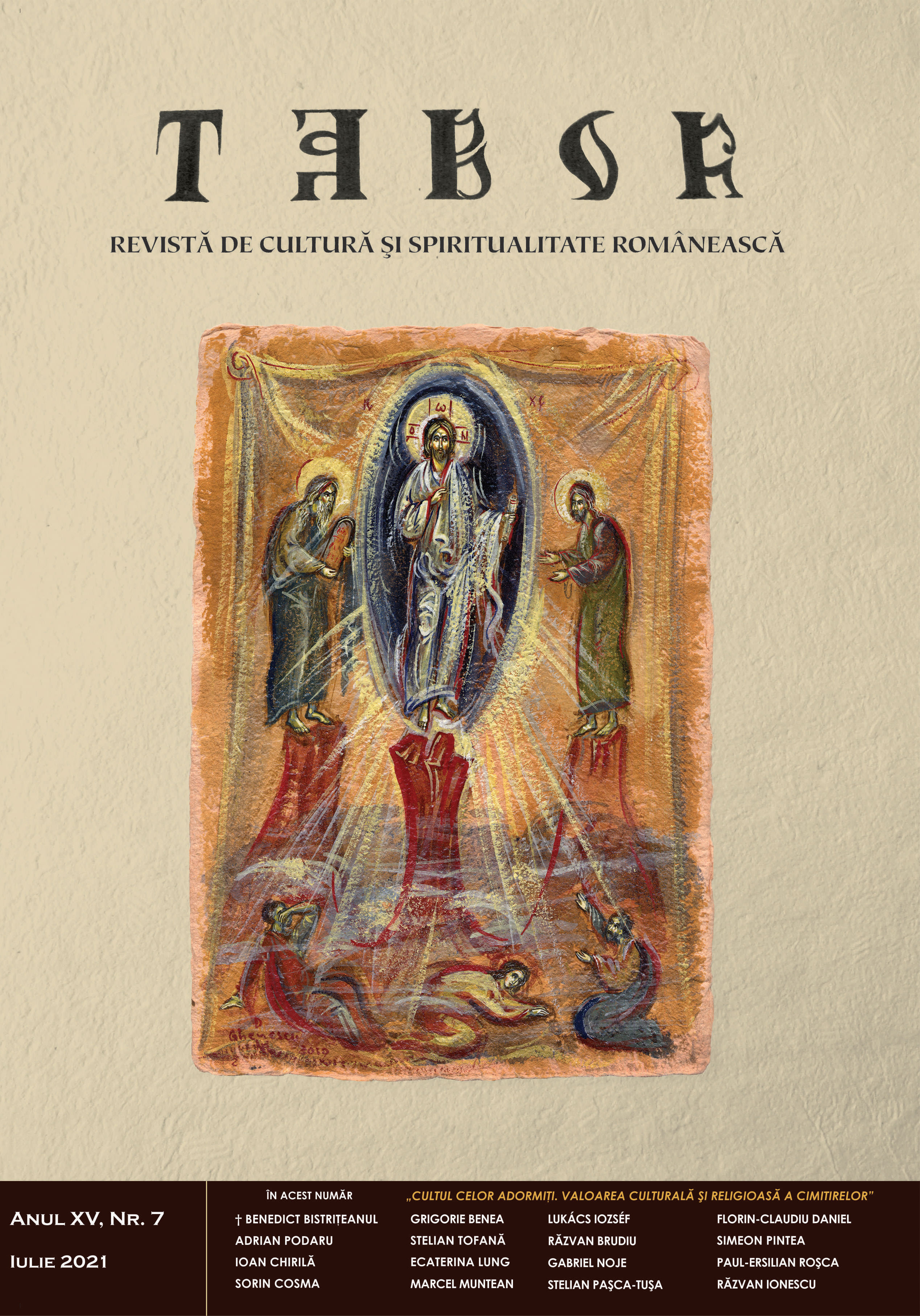 An incursion into the history of burial places in Cluj (15th-17th centuries) Cover Image
