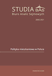 Together or separately? Owned or rented? Universal or selective? Dilemmas of contemporary Polish housing policy Cover Image