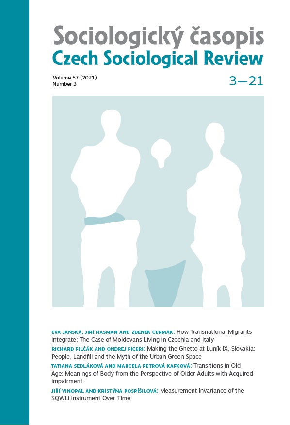 How Transnational Migrants Integrate: The Case of Moldovans Living in Czechia and Italy Cover Image