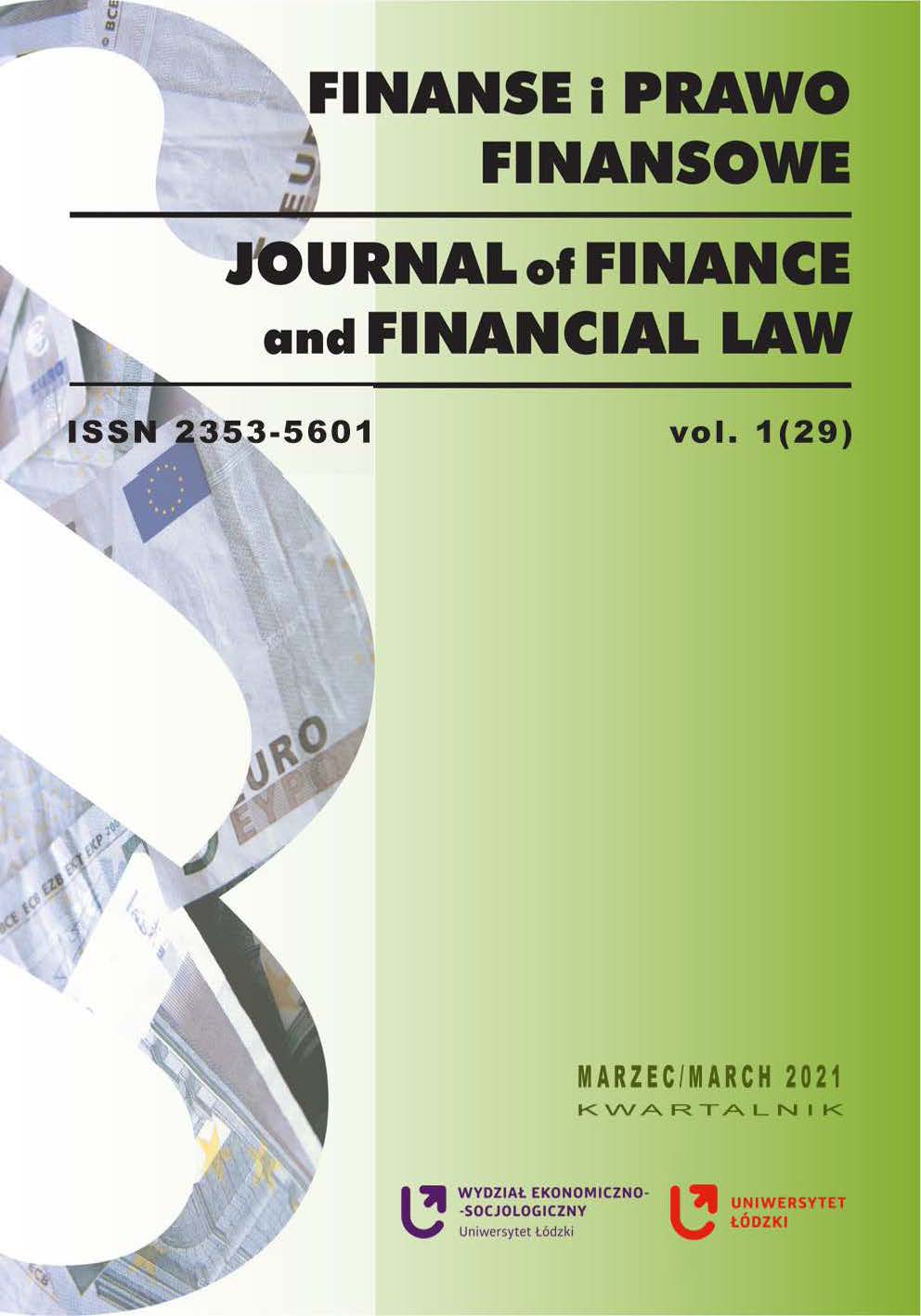 Maintaining Financial Liquidity in the Enterprise as a Condition for the Continuation of its Activities on the Example of Zakłady Mięsne Henryk Kania S.A. Cover Image