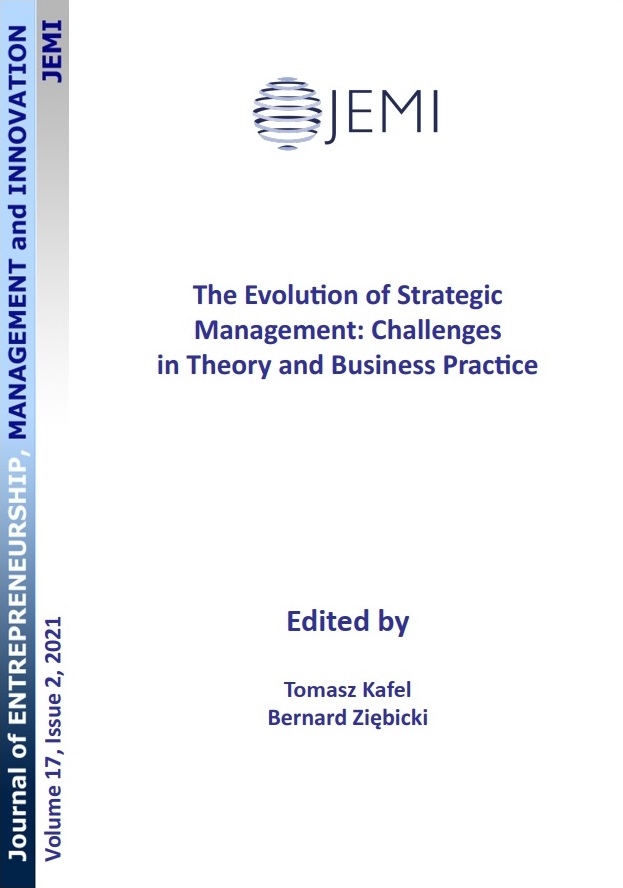 Dynamics of the evolution of the strategic management concept: From the planning school to the neostrategic approach Cover Image