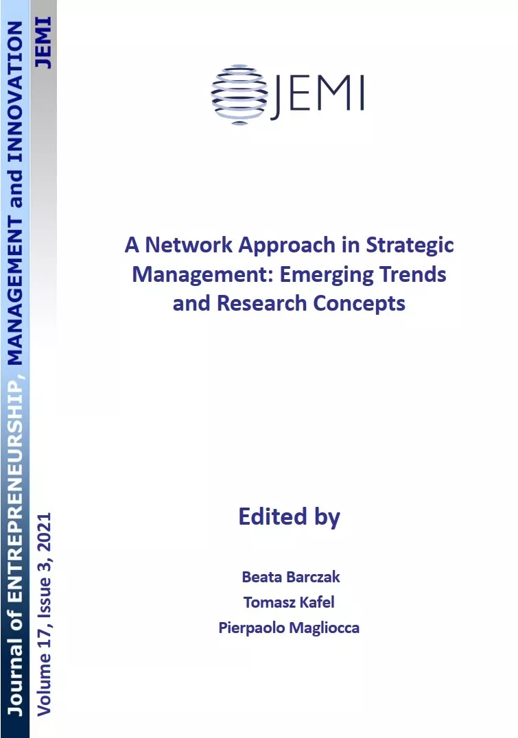 Networks and network strategies: New theorization based upon a systematic literature review Cover Image