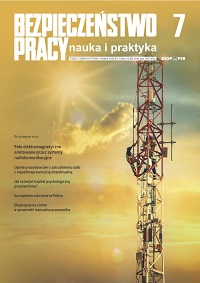 Electromagnetic field emitted by radiocommunication systems – changes in Warsaw in the 21st  century Cover Image