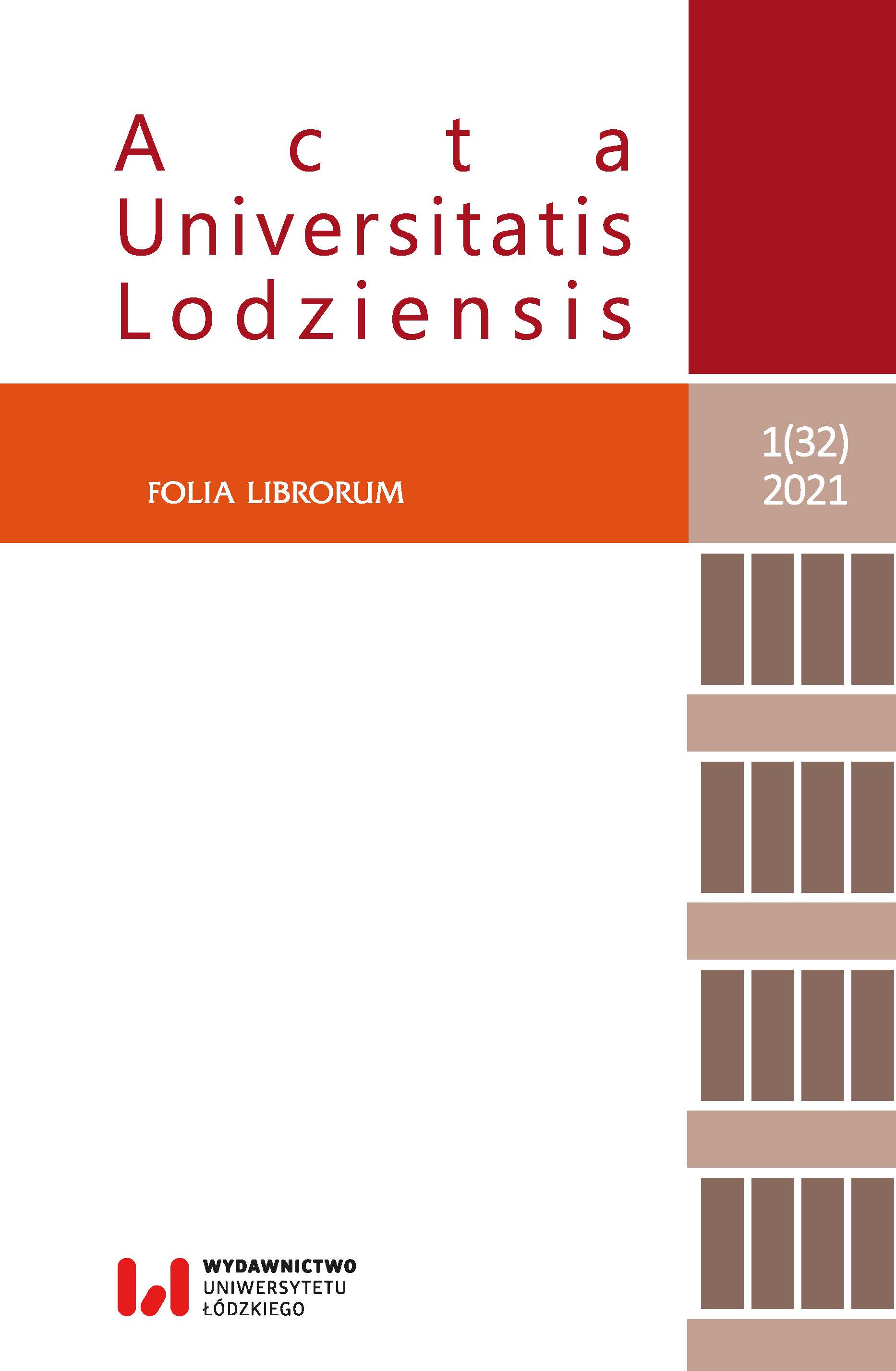 International Scientific Conference „Od książki do czytelnika” (Wrocław, 19–20 April 2021) Cover Image