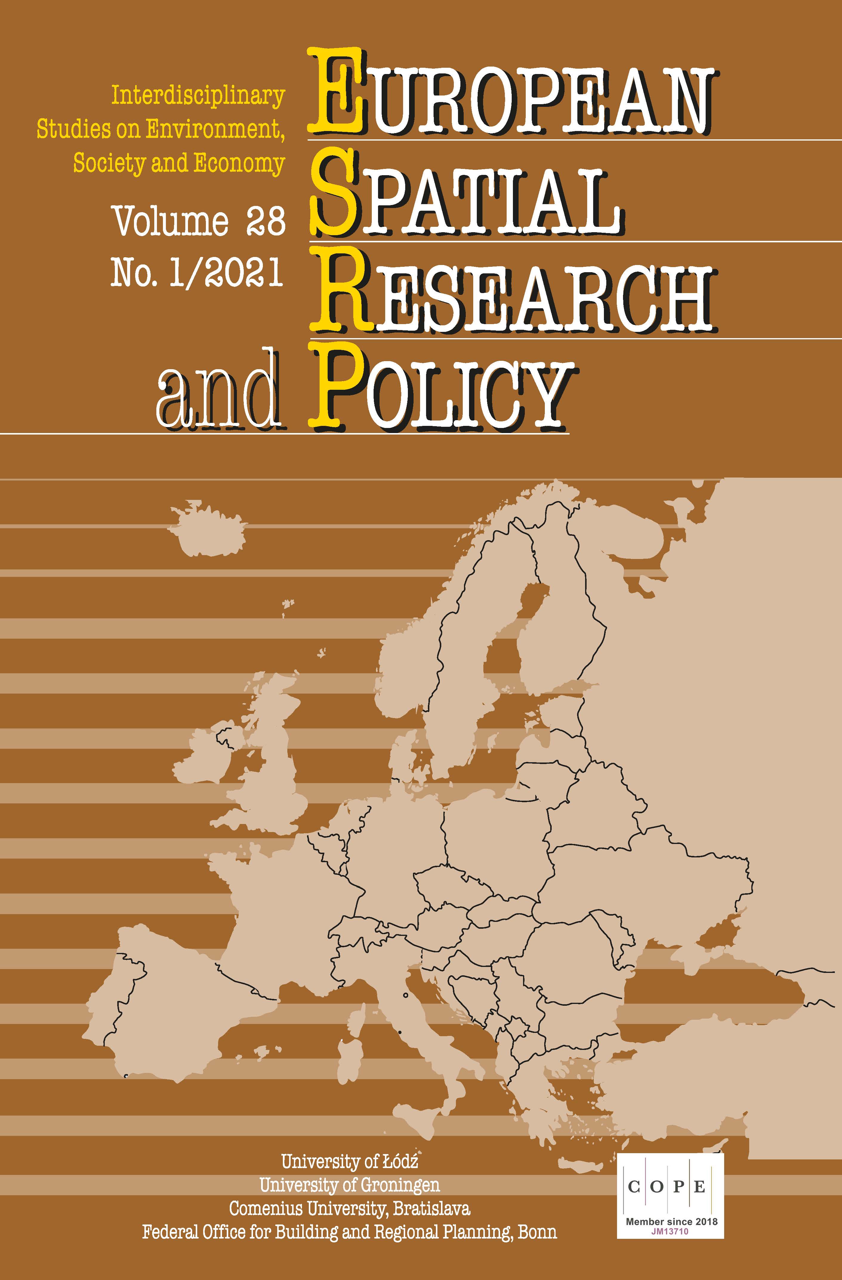 Multi-level regional development governance: A European typology Cover Image