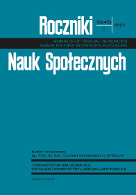 Filozoficzne i doktrynalne podstawy socjologicznej analizy osoby ludzkiej w pismach Leona Dyczewskiego