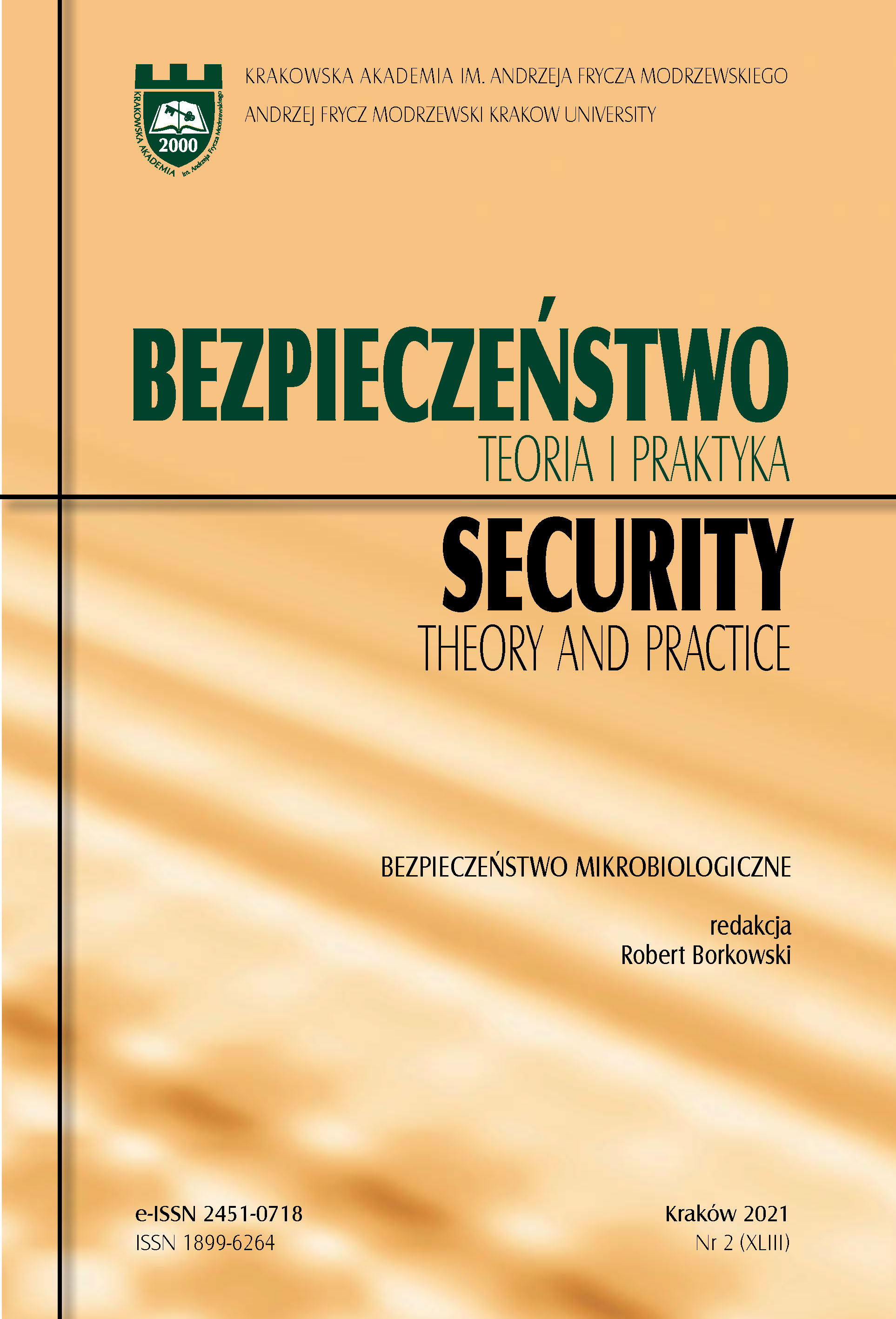 Security of the Republic of Poland in the Context of the Dynamic Development of Biometric Technologies Cover Image