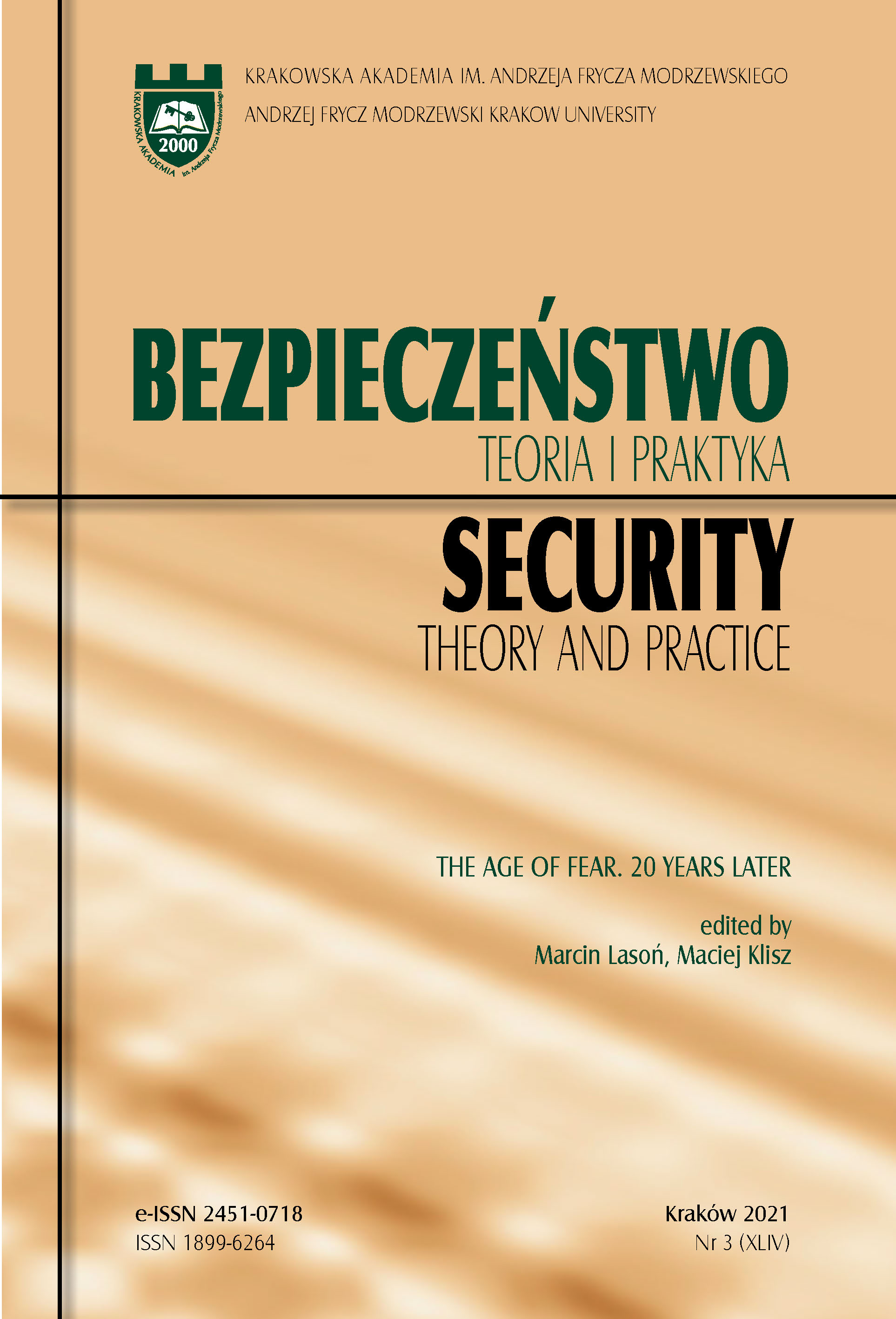 Fear as a Determining Factor in the Development of Special Forces and the Territorial Defence Forces in Poland in the 21st Century Cover Image