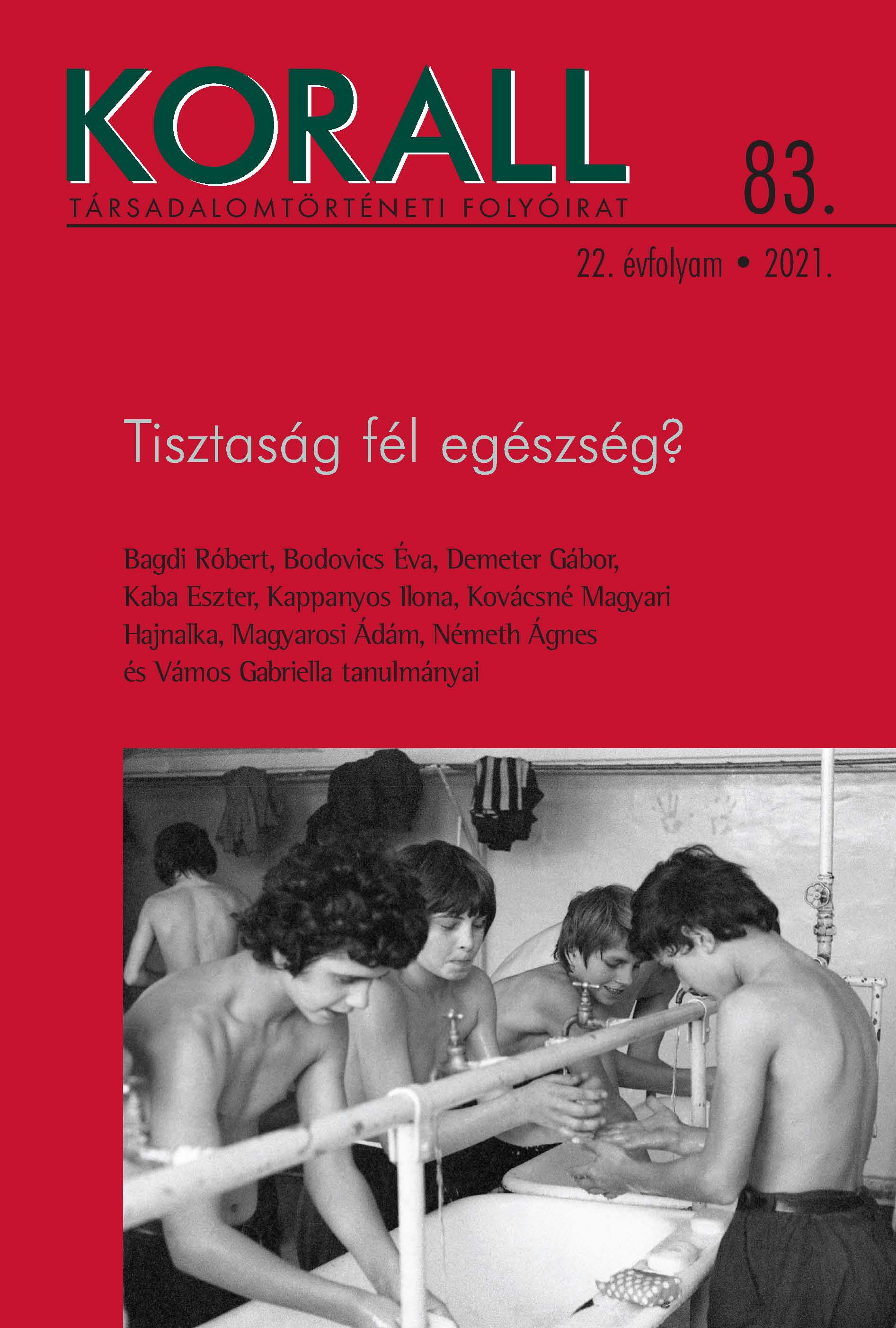 Sanitary Conditions and Public Health Affairs in Miskolc in the Late Nineteenth Century Cover Image