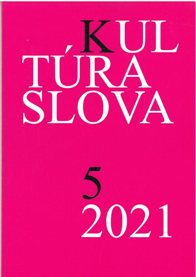 Noun Pine ( Svk. Bor, Bôr) and its Derivatives in Slovak Place Names Cover Image