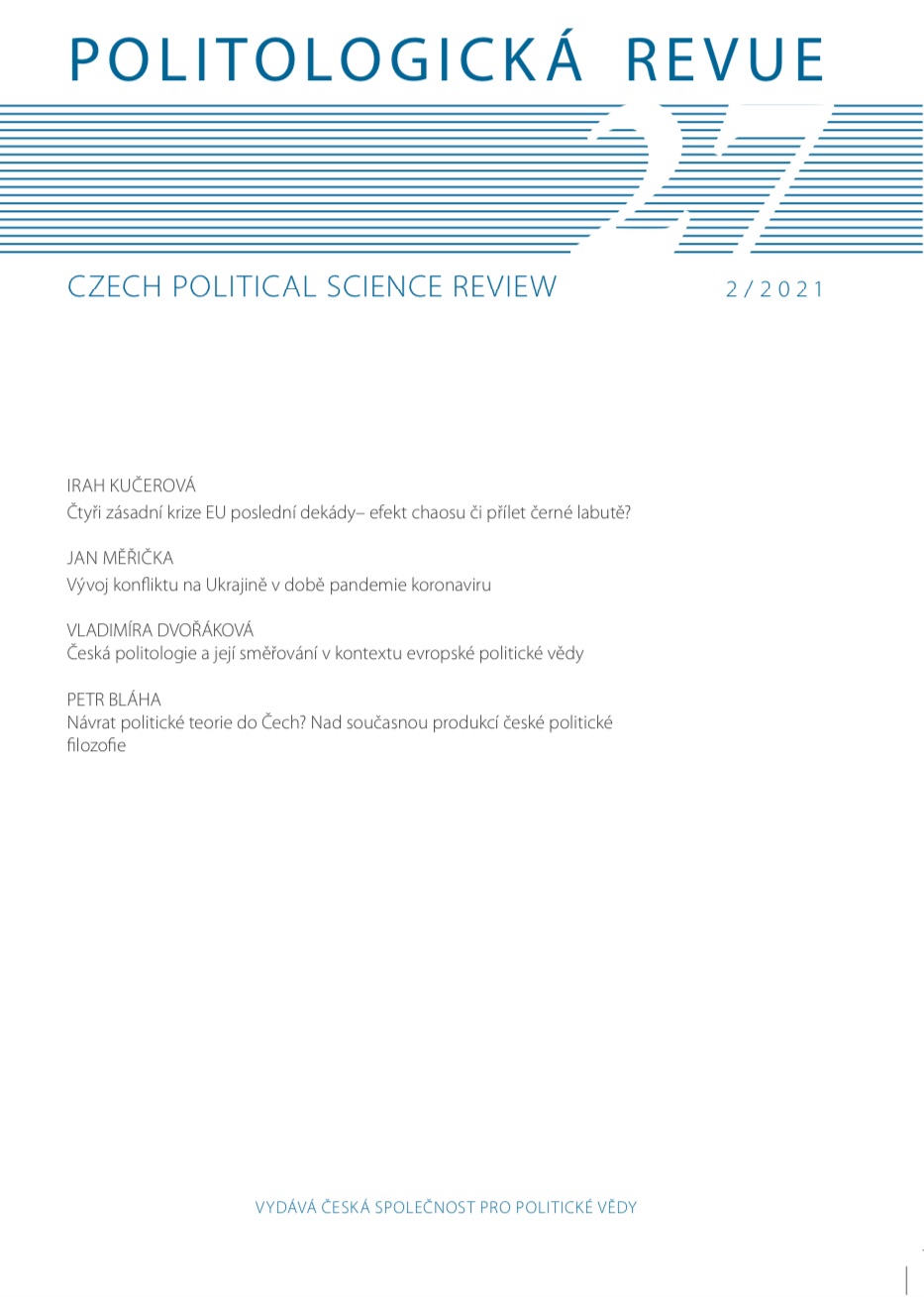 The escaping far right and the crisis of Czech political science? Answer to Jan Rataj Cover Image