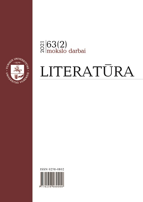 Interpretation of History in the Contemporary Lithuanian Essayistics Cover Image