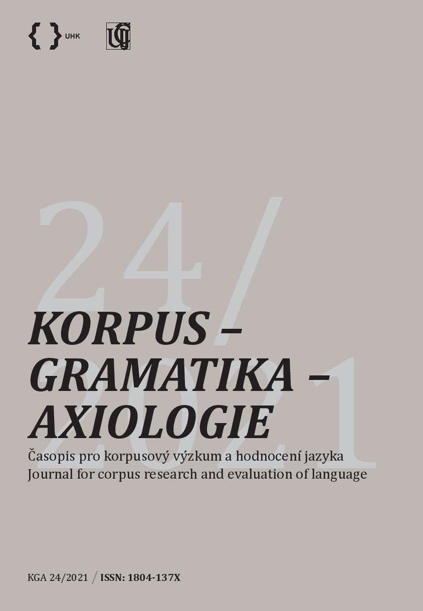 Jana Bílková, Ivana Kolářová, Miloslav Vondráček (eds.): Lingvistika – korpus – empirie Cover Image