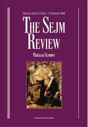 The Role of Senators in the Commonwealth Sejm Cover Image