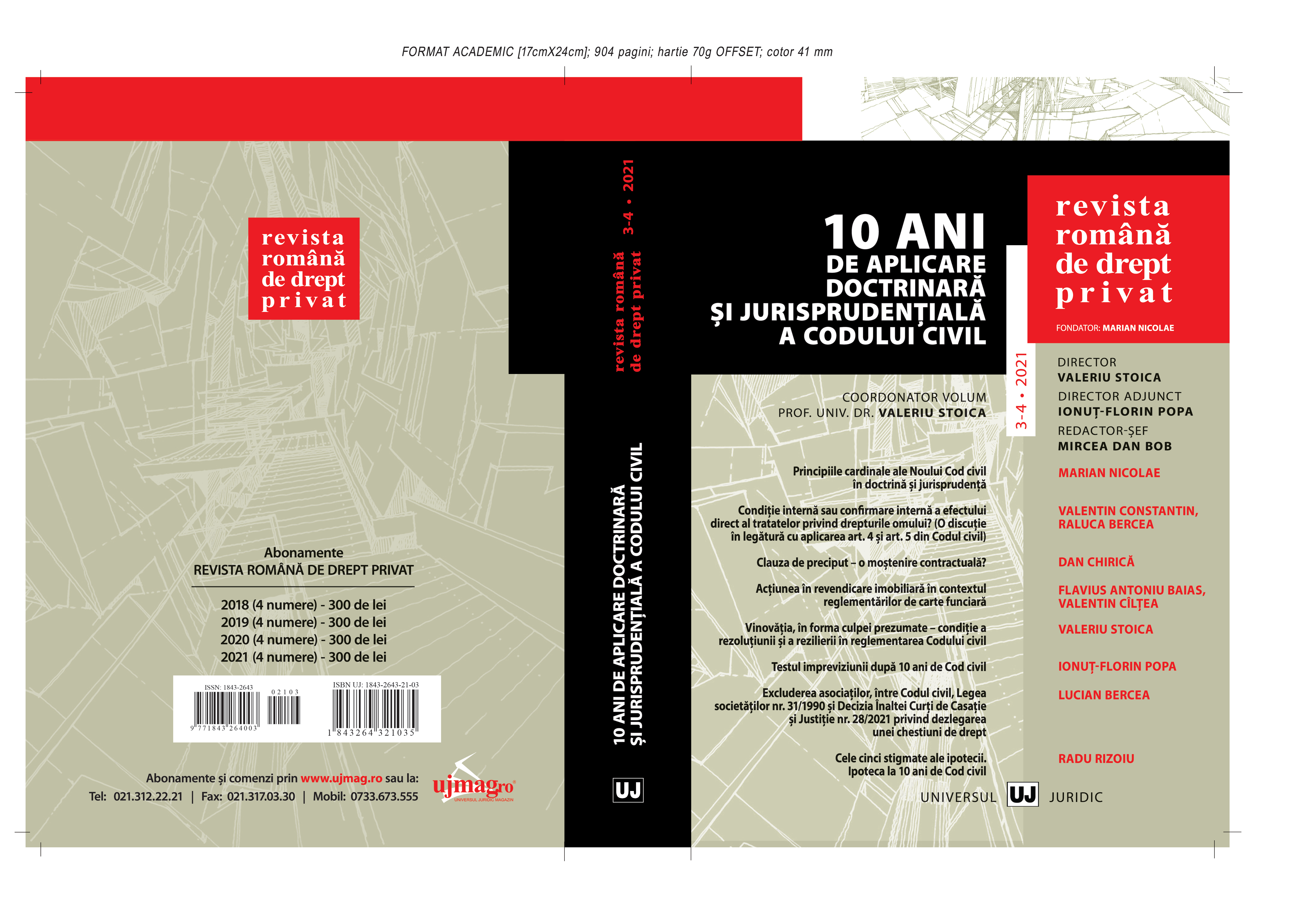 Cardinal principles of the New Civil Code in doctrine and jurisprudence Cover Image