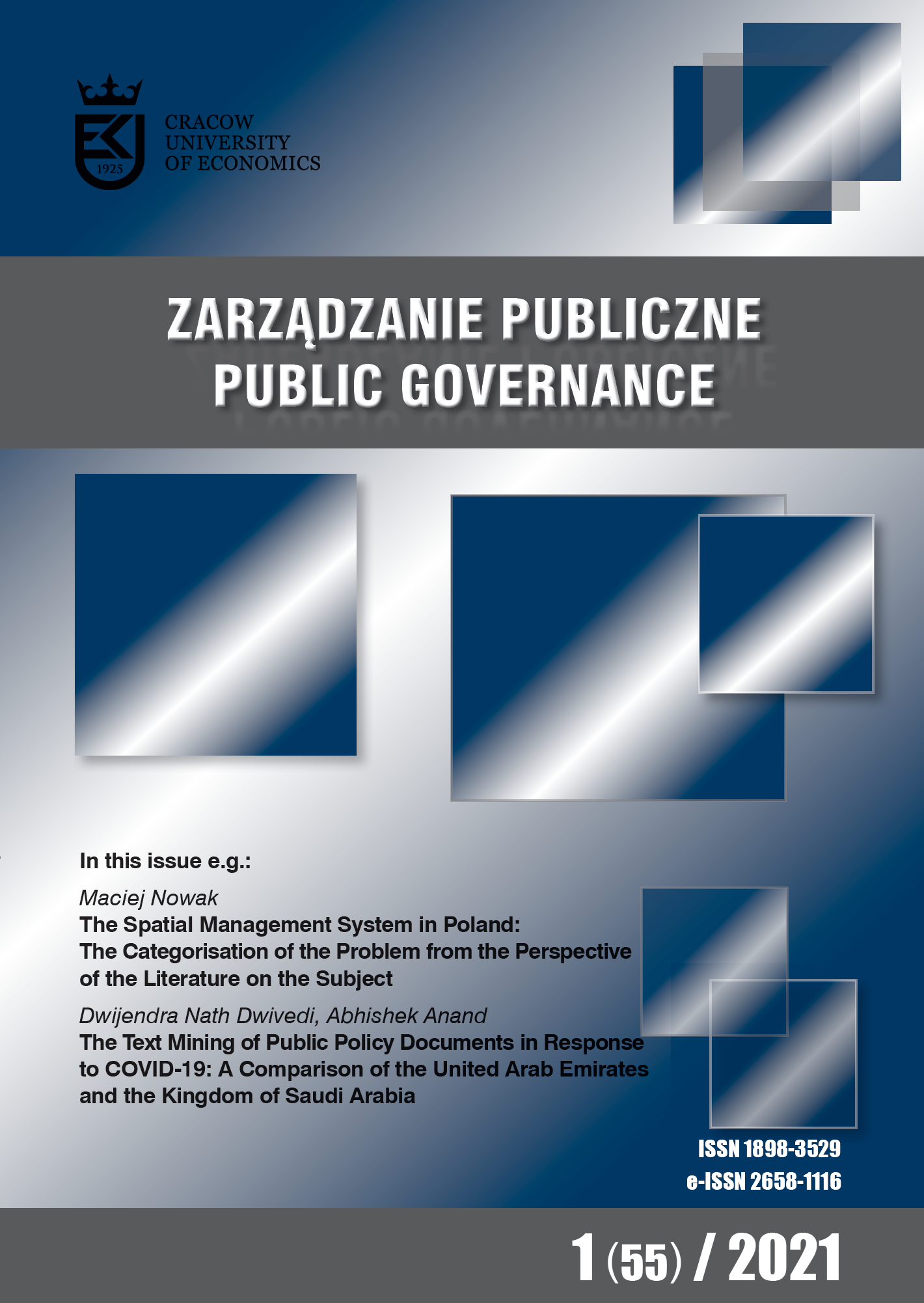 The Spatial Management System in Poland:
The Categorisation of the Problem from the Perspective
of the Literature on the Subject Cover Image
