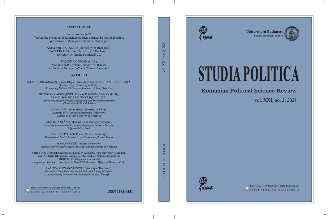Policy Research and Education in Romanian Political Science: A Quantitative Look