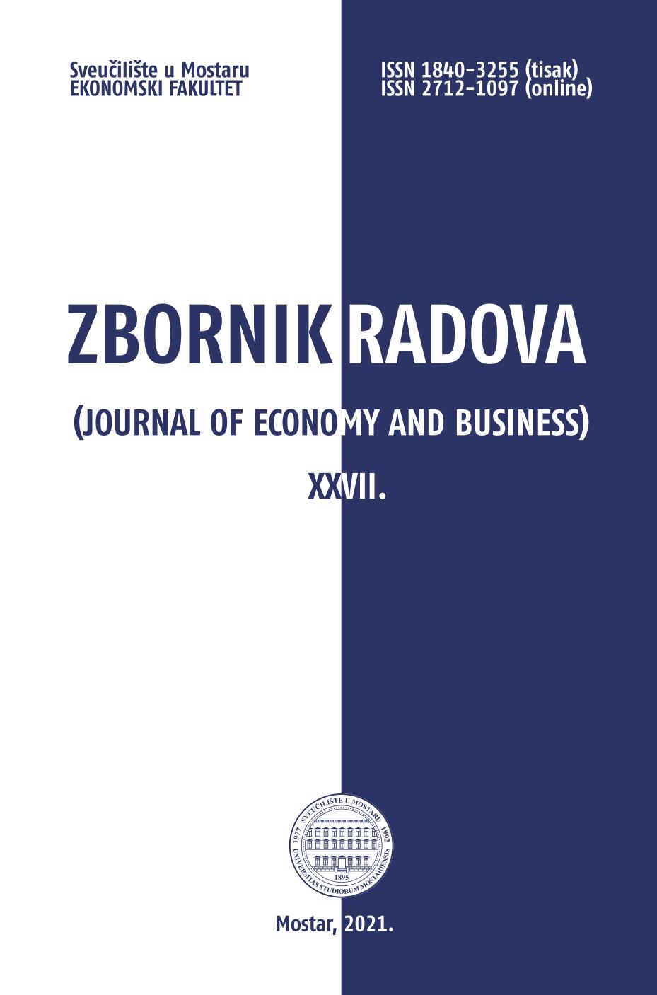 THE IMPACT OF SELECTED FINANCIAL RATIOS AND GROSS DOMESTIC PRODUCT ON THE PERFORMANCE OF ADVERTISING INDUSTRY – A CASE STUDY FROM CROATIA Cover Image