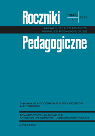 [Report on a Polish Nationwide Academic Conference In the Service of the Child: Needs for Today and Challenges for Tomorrow. Lublin, 18 March, 2021] Cover Image