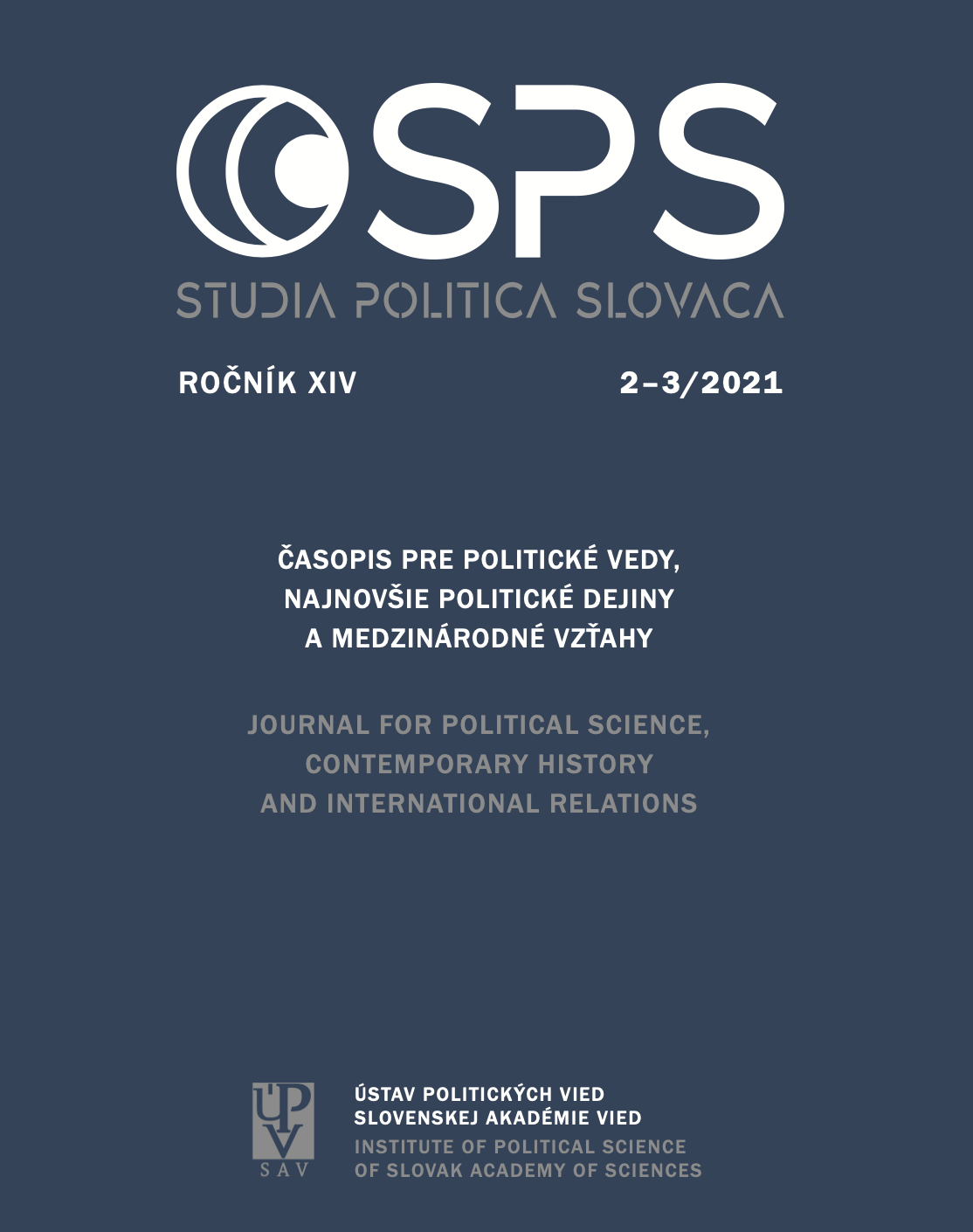 Information Sources Shared on Facebook and Networking by Populist Leaders and Populist Parties in Slovakia Cover Image