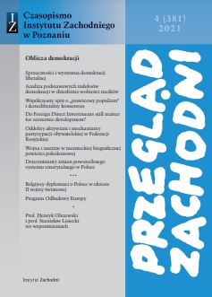 DETERMINANTS OF CHANGES IN THE UNIVERSAL PENSION SYSTEM IN POLAND Cover Image