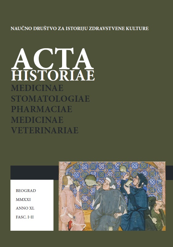 THE ARCHBISHOPRIC OF KARLOVAC IN THE SERVICE OF HEALTH – PLAGUE EPIDEMIC IN SYRMIA 1795–1796 Cover Image