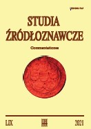 The Silesian seal of Jan Hincza of Rogów from 1435. A contribution to the history of Działosza coat of arms Cover Image